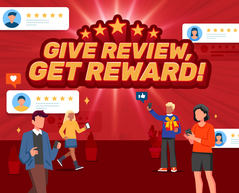 Review banner mobile
