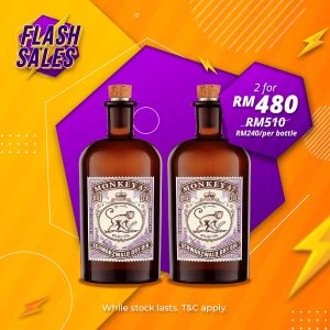 Flash Sale - Monkey 47 Dry Gin [500ML] [Unsealed] x 2