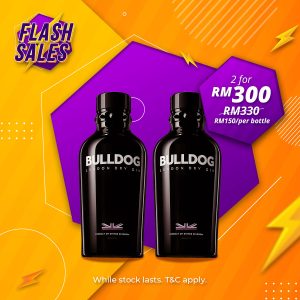 Flash Sale - Bulldog London Dry Gin [1000ML] x 2