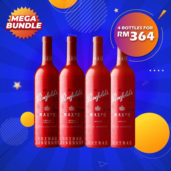 Mega Big Bundle - Penfolds Max's Shiraz & Cabernet [750ML]
