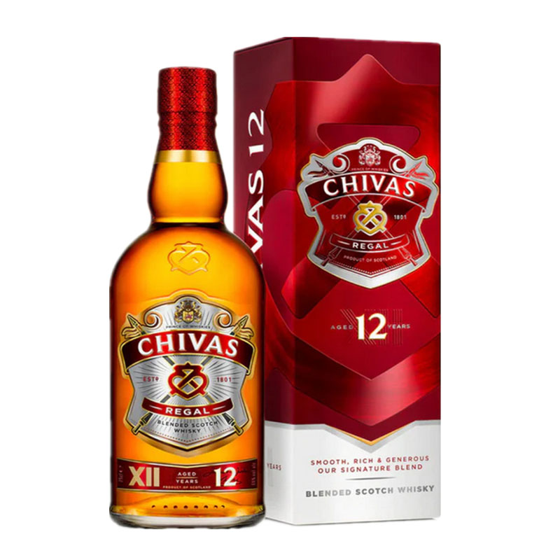 Chivas Regal 12 Years Old Blended Scotch [750ML]