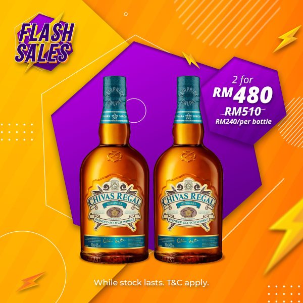 Flash Sale - Chivas Regal Mizunara Blended Scotch Whisky [700ML] x 2