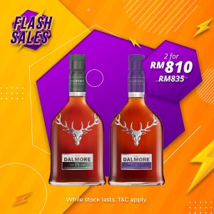 Flash Sale - The Dalmore 12 & 15 Years Highland Single Malt [700ML]