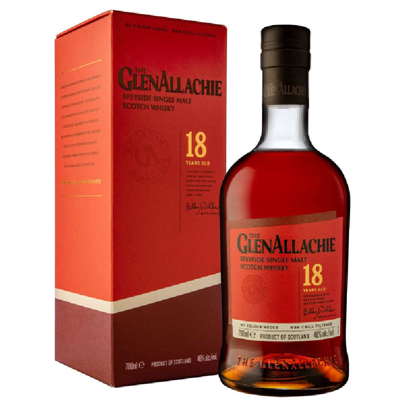 GlenAllachie 18 Years Speyside Single Malt Whisky [700ML]