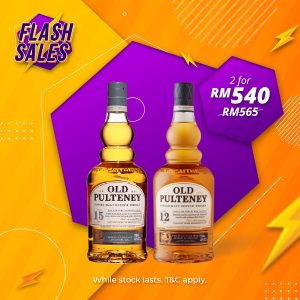 Flash Sale - Old Pulteney 12 & 15 Years Highland Single Malt [700ML]