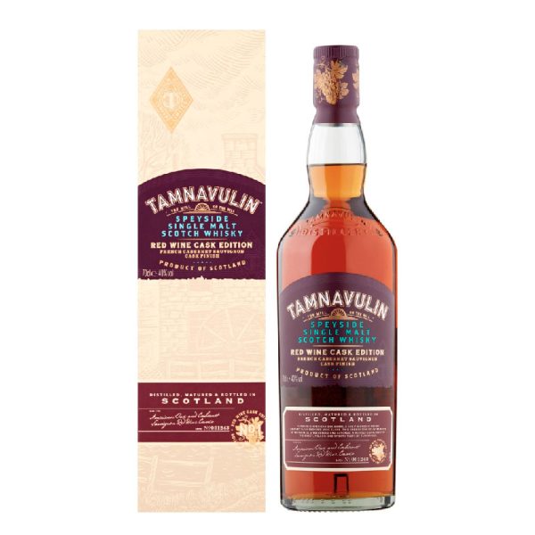Tamnavulin Red Wine Cask Speyside Single Malt Scotch [700ML]