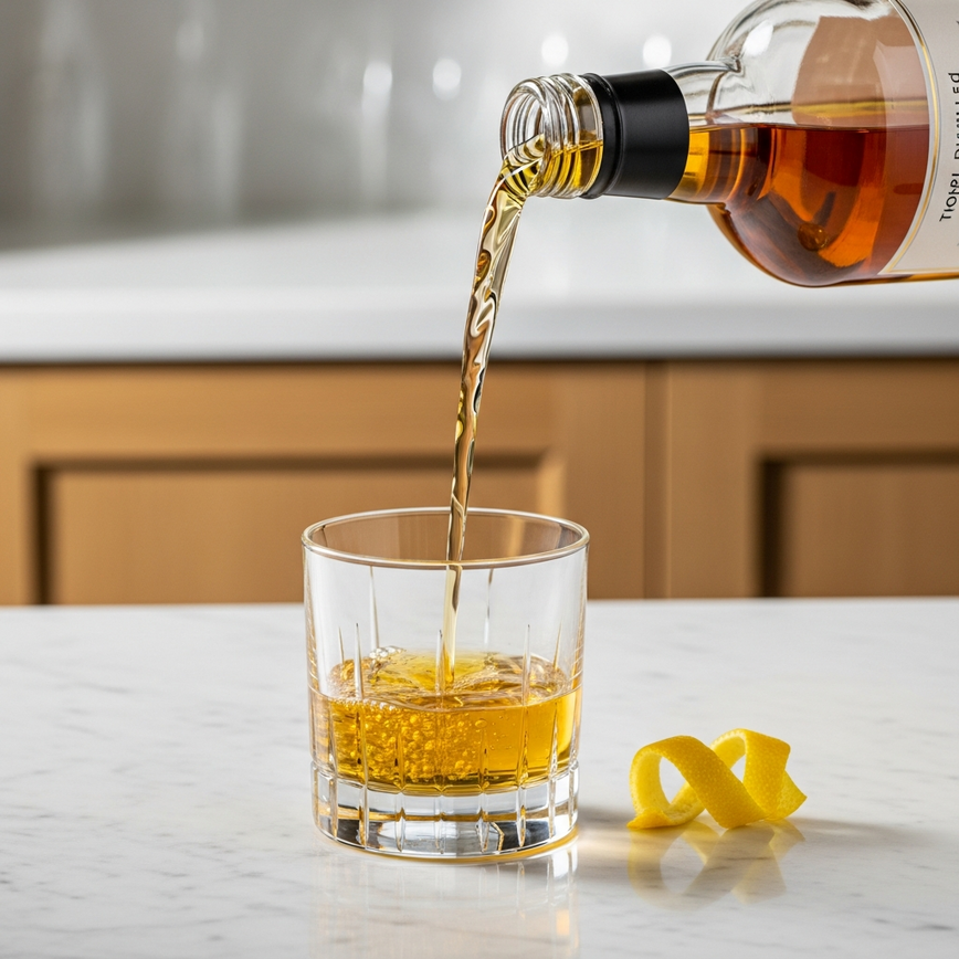 To represent the concept of triple distillation, emphasizing the resulting whisky's lightness, smoothness, and refined character.