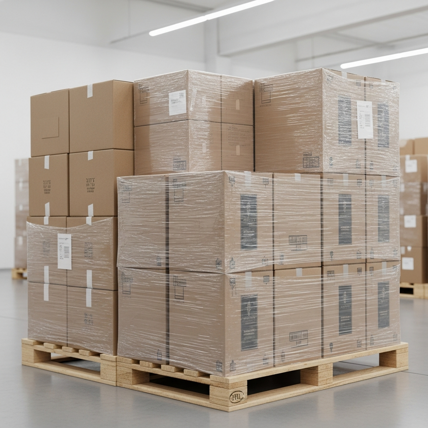 To visually represent the logistics and scale of bulk liquor orders for large events, emphasizing efficiency and readiness for delivery.