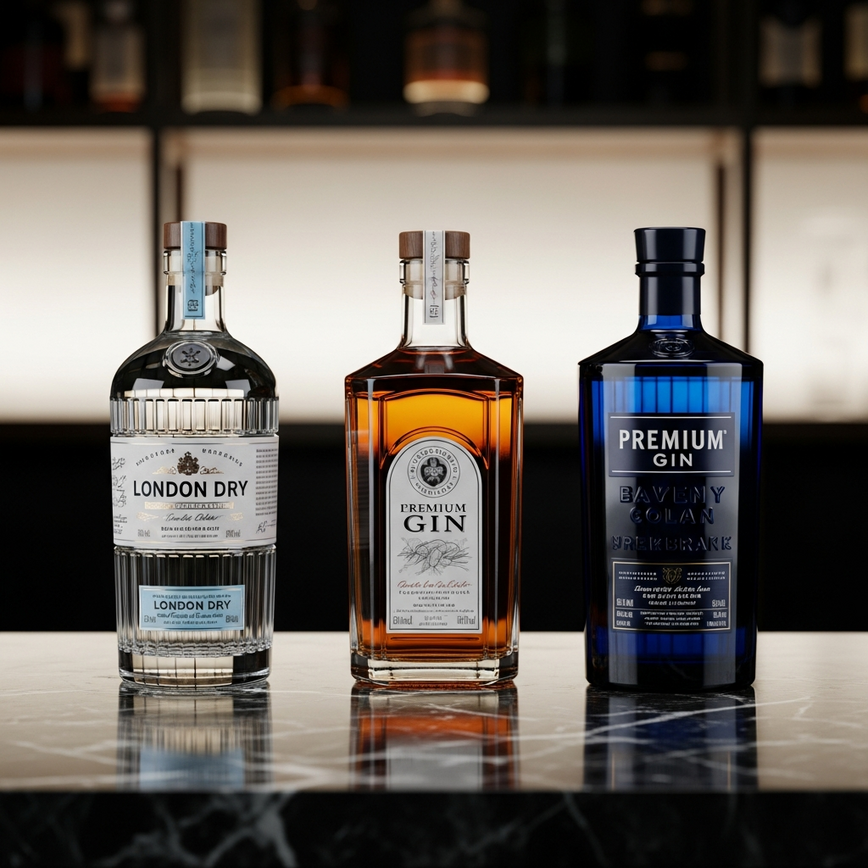 To showcase the wide variety of gin categories available for same-day delivery, from classic London Dry to modern craft gins.