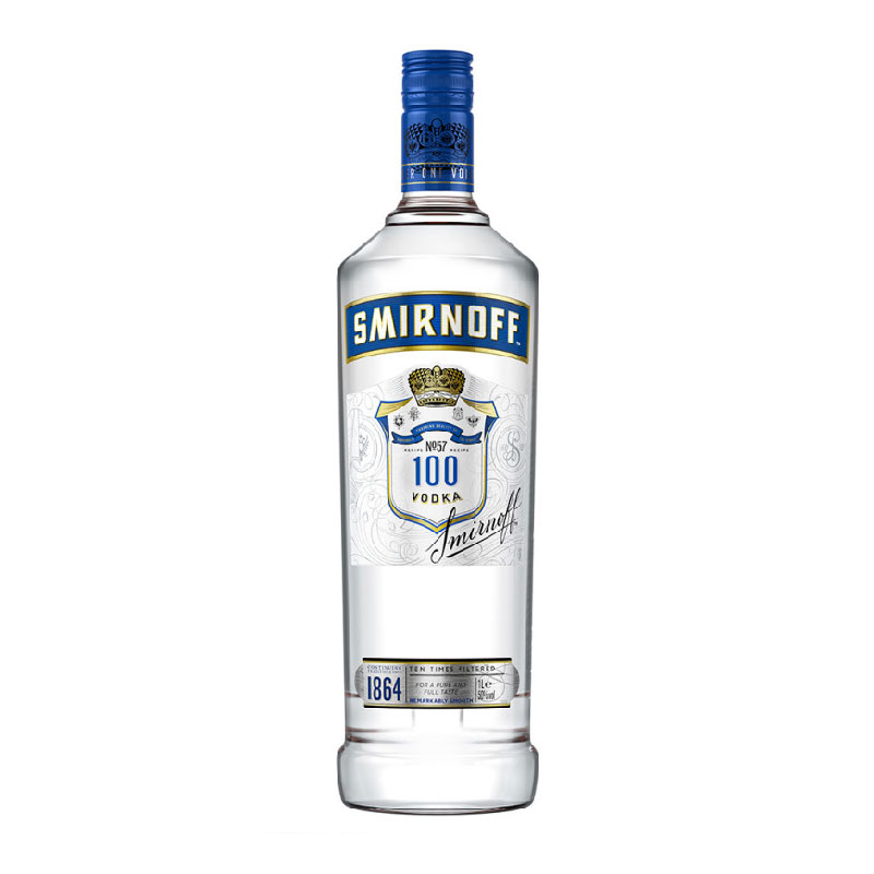 Smirnoff Blue Distilled Vodka [1000ML]
