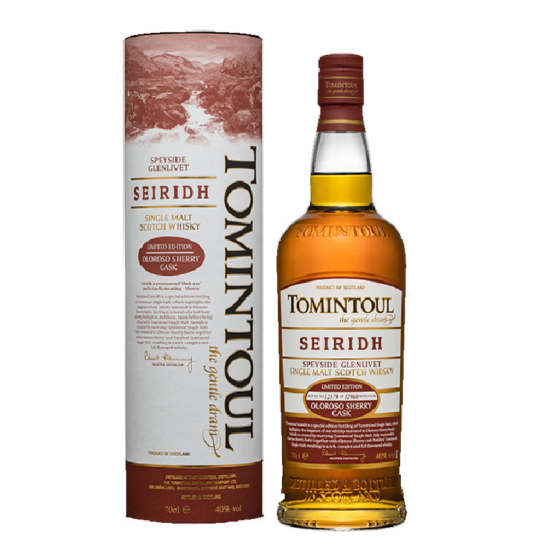 Tomintoul Seiridh Oloroso Sherry Cask Speyside Single Malt [700ML]
